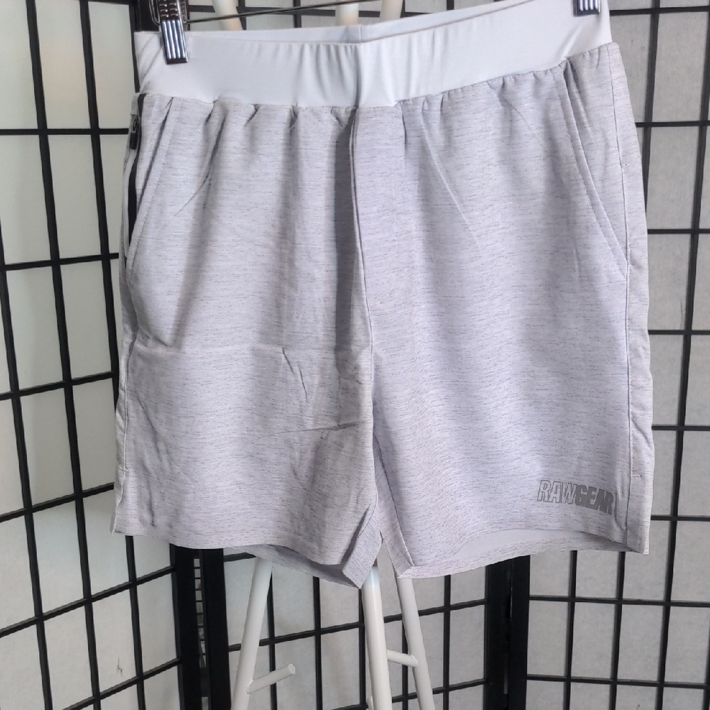 RAWGEAR Elevate Compression White Melange Shorts